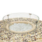 American Fyre Designs Fire Features American Fyre Designs Tempered Glass Wind Guards / Square, Rectangular, Small Firefall, Large Firefall, Round, Large Square, Milan, or Large Rectangular / 8202-WG, 8204-WG, 8205-WG, 8206-WG, 8208-WG, 8210-WG, 8212-WG, 8211-WG