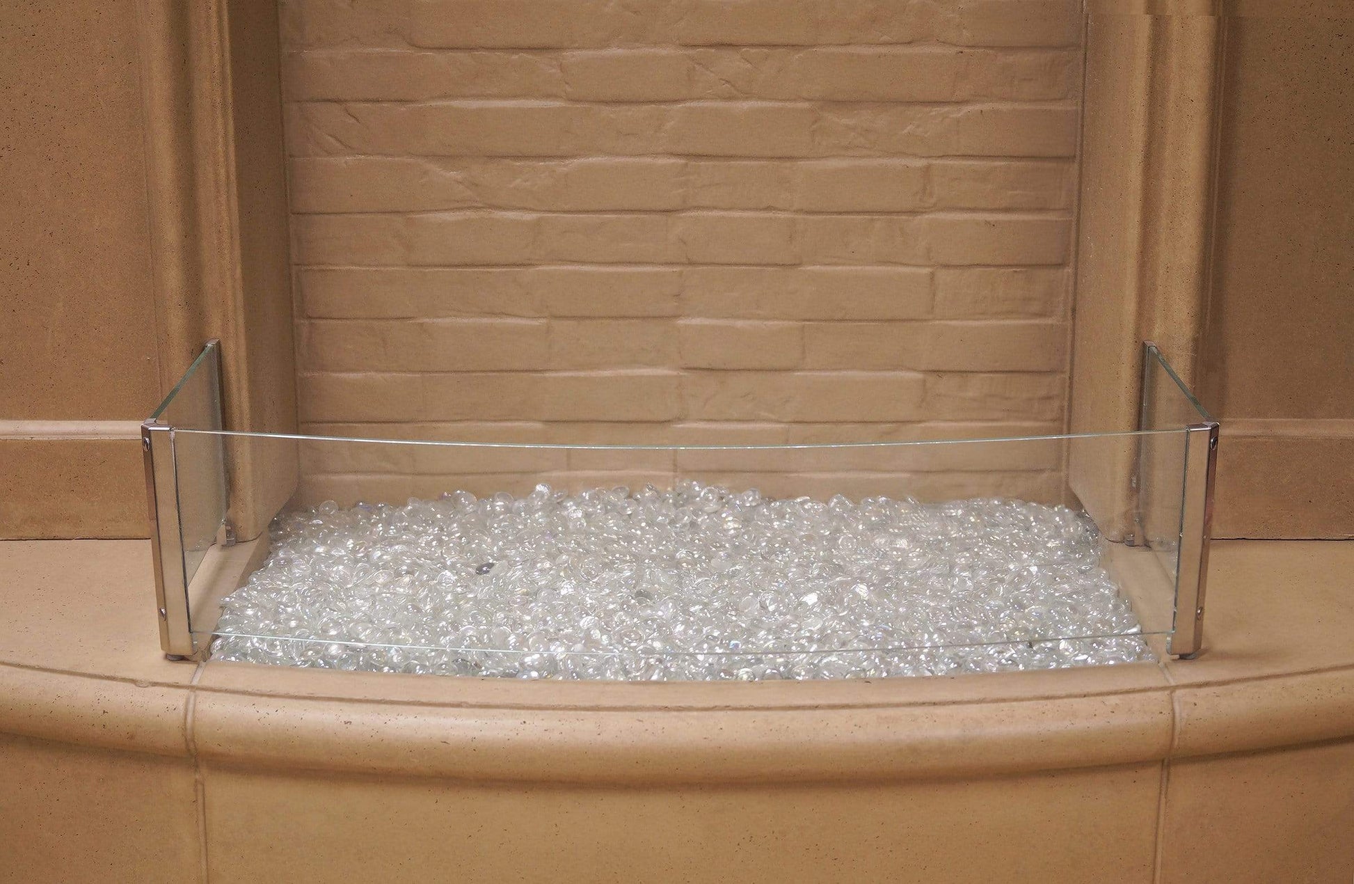 American Fyre Designs Fire Features American Fyre Designs Tempered Glass Wind Guards / Square, Rectangular, Small Firefall, Large Firefall, Round, Large Square, Milan, or Large Rectangular / 8202-WG, 8204-WG, 8205-WG, 8206-WG, 8208-WG, 8210-WG, 8212-WG, 8211-WG