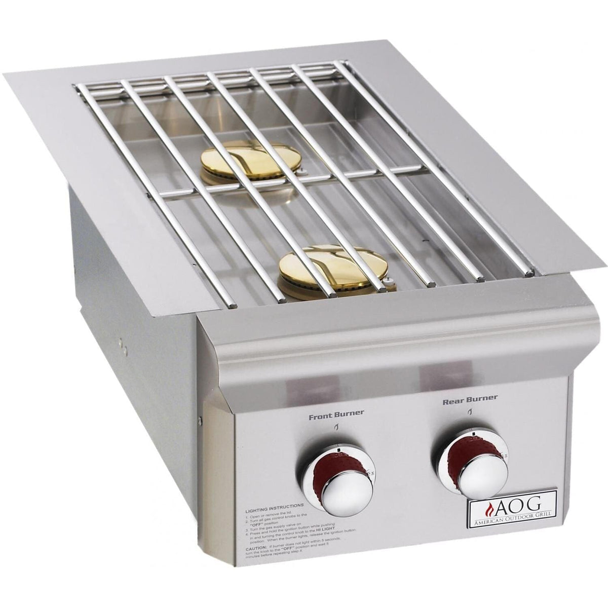 American Outdoor Grill Accessories American Outdoor Grill T-Series Built-In Double Side Burner 25,000 BTU’s - 3282T(P)