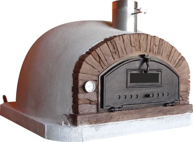 Authentic Pizza Ovens Pizza Ovens Authentic Pizza Ovens &#39;Buena Ventura Sierra’ Premium Wood-Fired Pizza Oven / Handmade, Brick, Stacked Stone, Bake, Roast / BUENARPREM