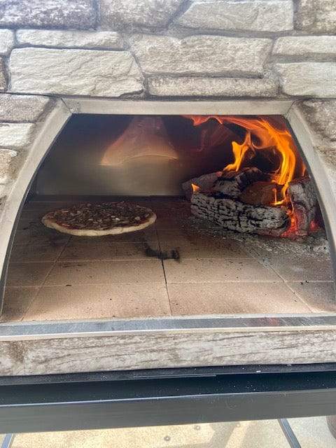 Authentic Pizza Ovens Pizza Ovens Authentic Pizza Ovens ‘Maximus Mobile’ BLACK Portable Wood-Fired Pizza Oven / Handmade, Stacked Stone, Bake, Roast / MAXB