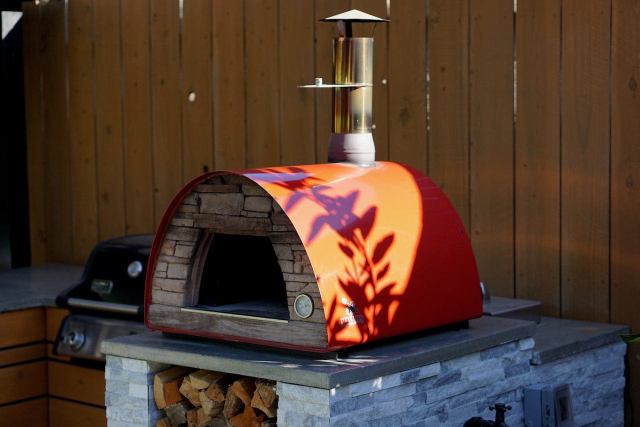 Authentic Pizza Ovens 'Maximus Mobile' RED Portable Pizza Oven / Handmade, Stacked Bake, Roast / MAXR | OutdoorKitchenPro