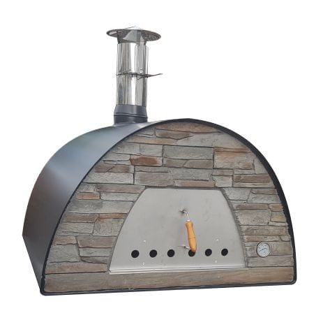 Authentic Pizza Ovens Pizza Ovens Authentic Pizza Ovens Maximus Prime Large Black Portable Wood-Fired Pizza Oven / PRIMEB