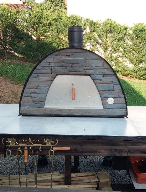 Authentic Pizza Ovens Pizza Ovens Authentic Pizza Ovens Maximus Prime Large Black Portable Wood-Fired Pizza Oven / PRIMEB