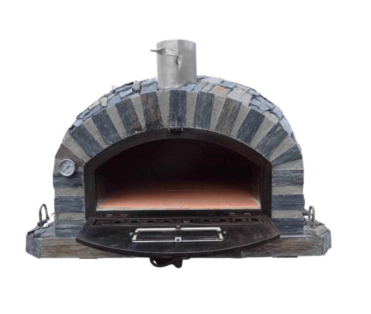 Authentic Pizza Ovens Pizza Ovens Authentic Pizza Ovens ‘Pizzaioli Stone Finish’ Premium Wood-Fired Pizza Oven / Handmade, Brick, Bake, Roast / PIZSTNPREM