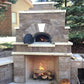 Chicago Brick Oven Pizza Ovens Chicago Brick Oven CBO-500 Built-In Wood Fired Pizza Oven DIY Kit, 27" X 22" Cooking Surface - CBO-O-KIT-500