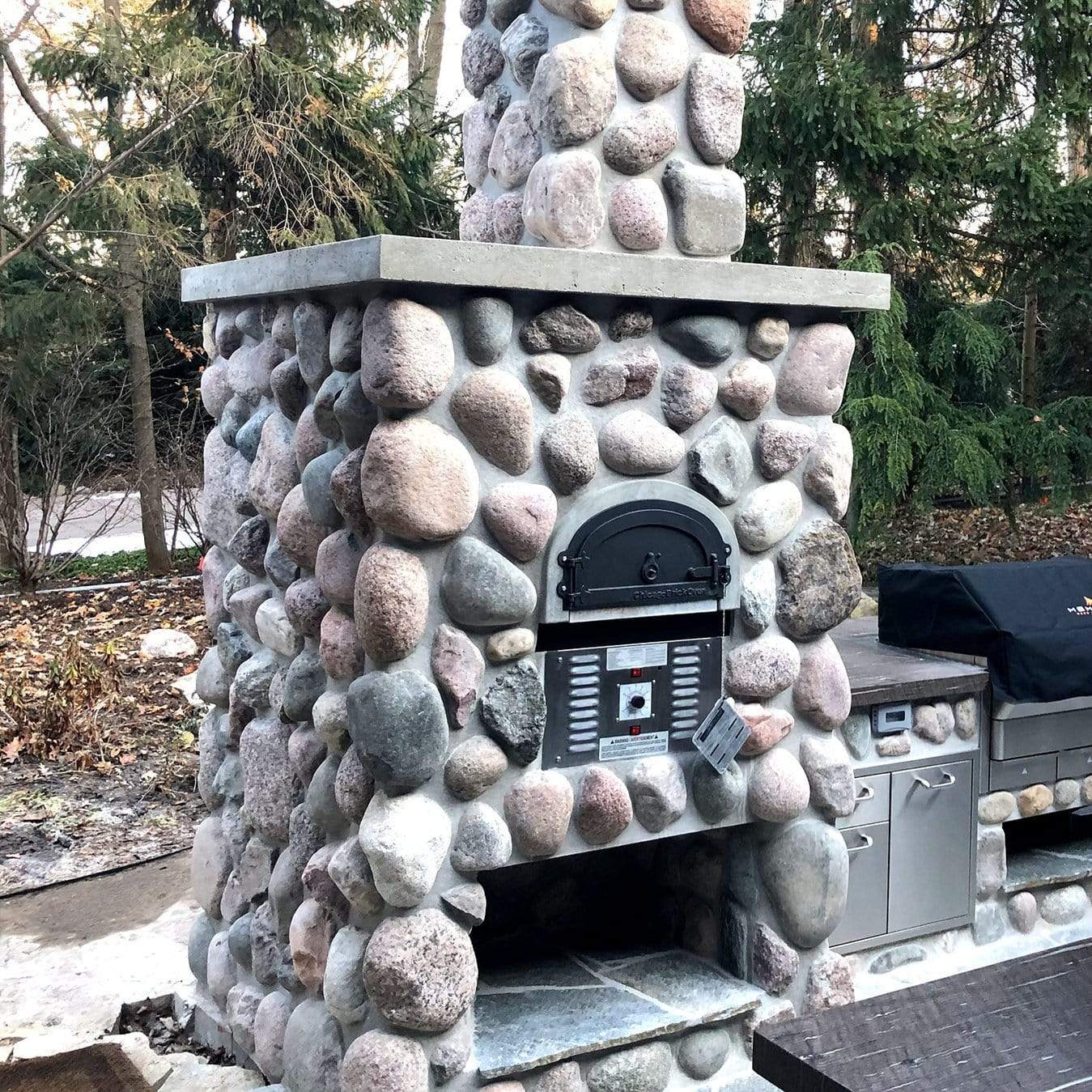 Chicago Brick Oven DIY Built-In Dual Fuel Pizza Oven CBO-750 Hybrid