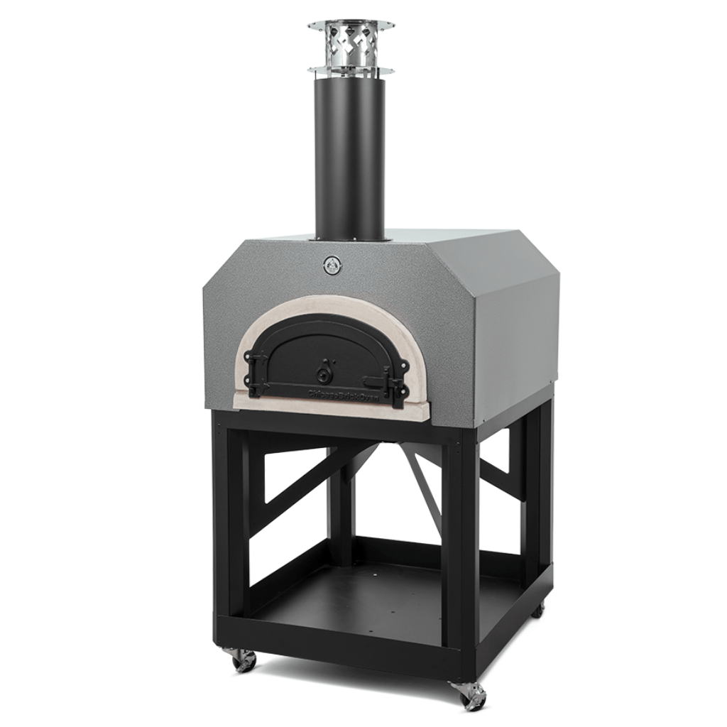 Chicago Brick Oven Pizza Ovens Chicago Brick Oven Mobile Wood Fired Pizza Oven / CBO-750 on Wheeled Cart / CBO-O-MBL-750