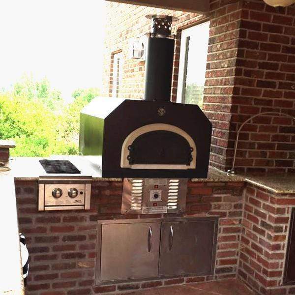 Chicago Brick Oven Pizza Ovens Copy of Chicago Brick Oven Dual Fuel Pizza Oven / CBO-750 Countertop no Skirt / Hybrid (Gas/Wood) / CBO-O-CT-750-HYB