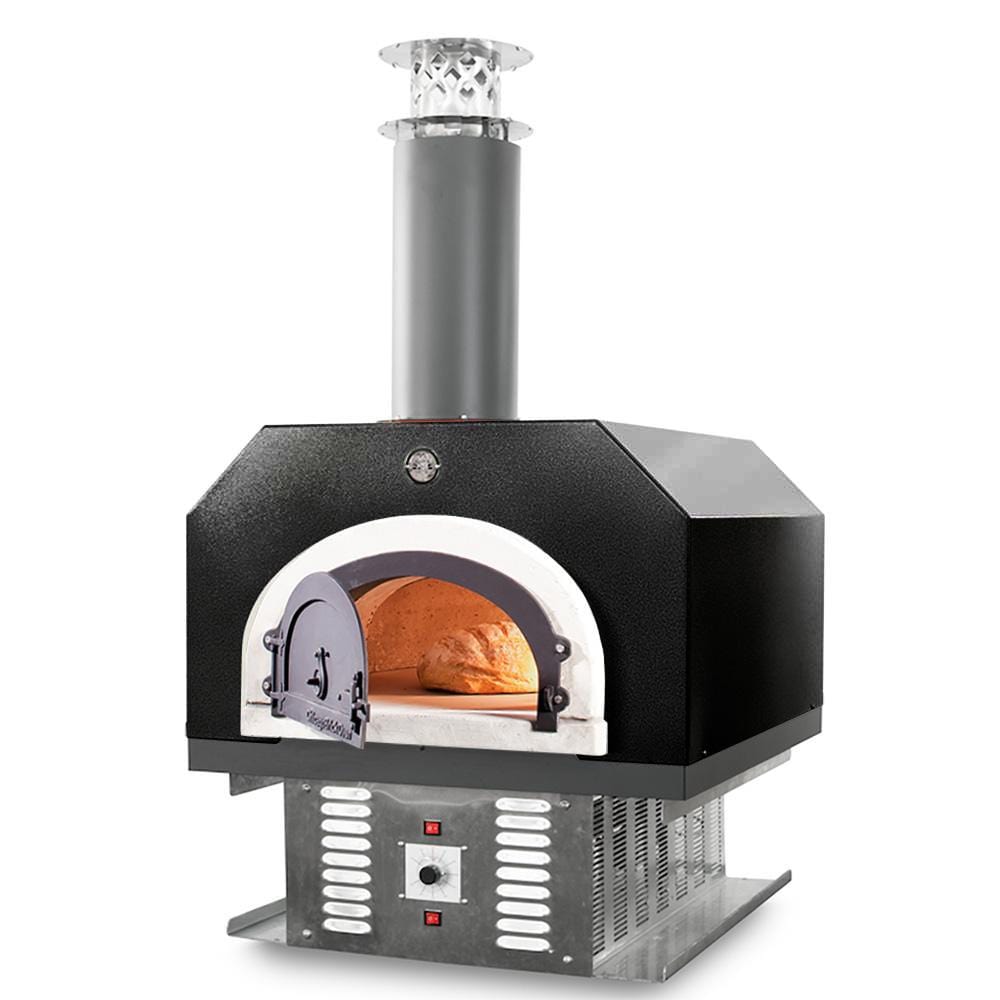 Chicago Brick Oven Pizza Ovens Natural Gas / Solar Black / Residential Copy of Chicago Brick Oven Dual Fuel Pizza Oven / CBO-750 Countertop no Skirt / Hybrid (Gas/Wood) / CBO-O-CT-750-HYB