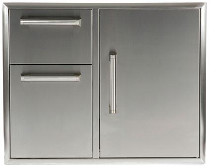 Coyote Accessories Coyote Combo Drawer 31” - 2 Drawer Cab and Single Door CCD-2DC31