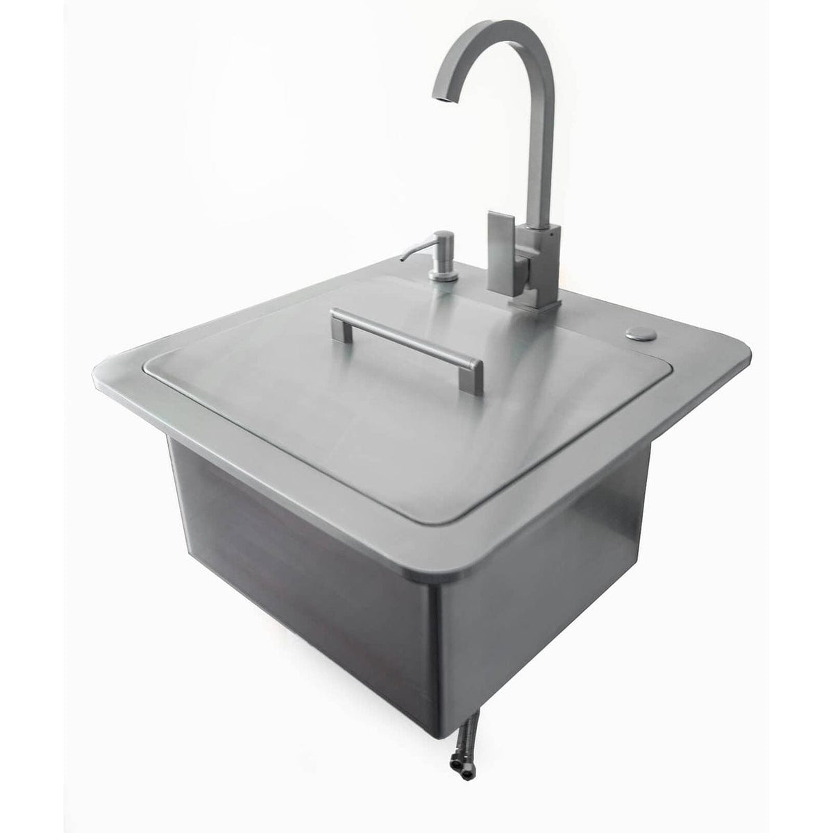 Coyote Accessories Coyote Coyote 21&quot; Sink With Faucet, Drain, Soap Dispenser / C1SINKF21