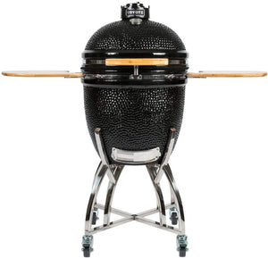 Coyote Grills Coyote 22 Inch Asado Smoker with Stainless Steel Smoking Grate, Heat Resistant Construction, Adjustable Venting and 254 sq. in. Cooking Area: Smoker with Cart and Side Shelves C1CHCS-FS