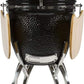 Coyote Grills Coyote 22 Inch Asado Smoker with Stainless Steel Smoking Grate, Heat Resistant Construction, Adjustable Venting and 254 sq. in. Cooking Area: Smoker with Cart and Side Shelves C1CHCS-FS