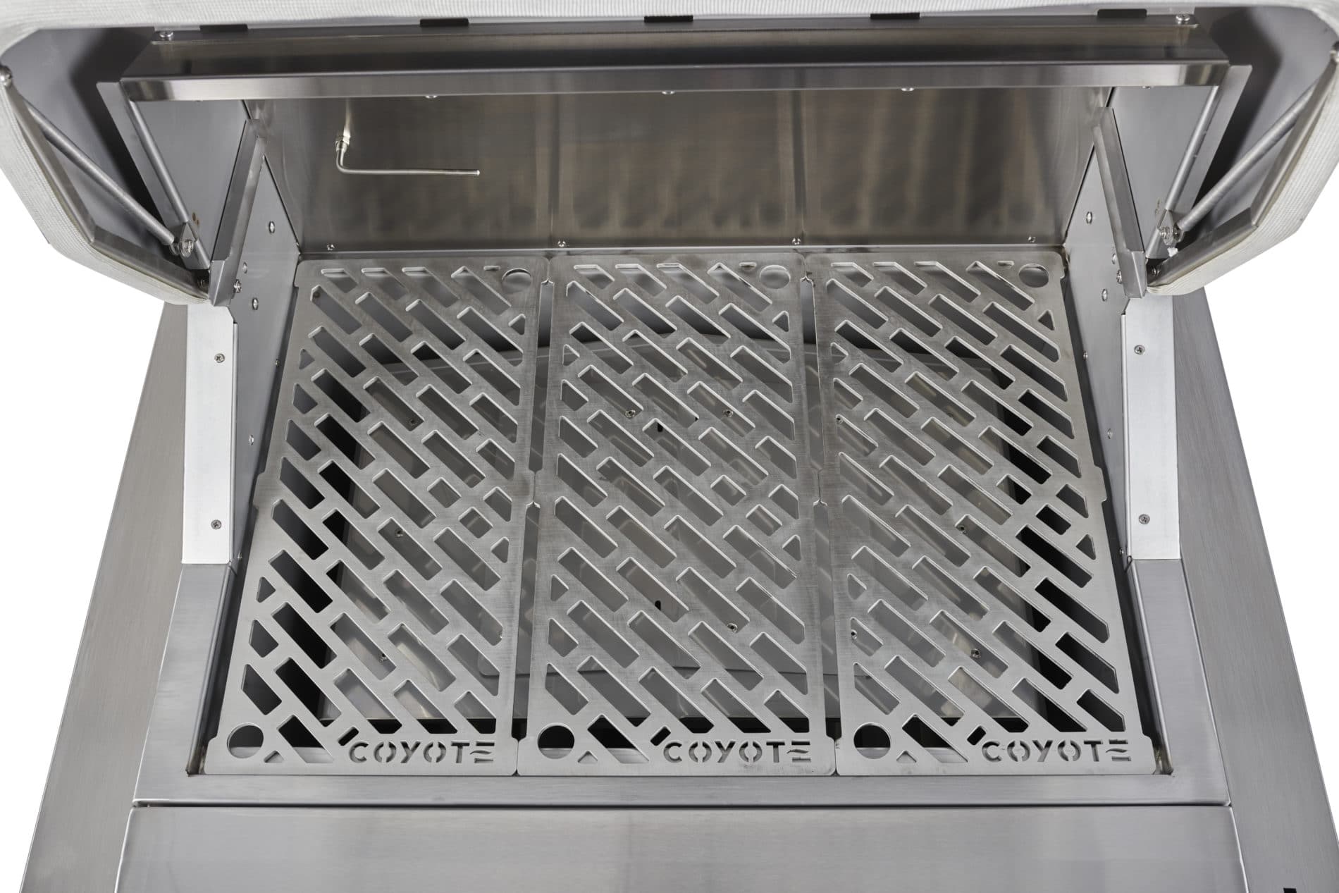 Coyote 28" Freestanding Cart Pellet Grill / C1P28-FS | OutdoorKitchenPro