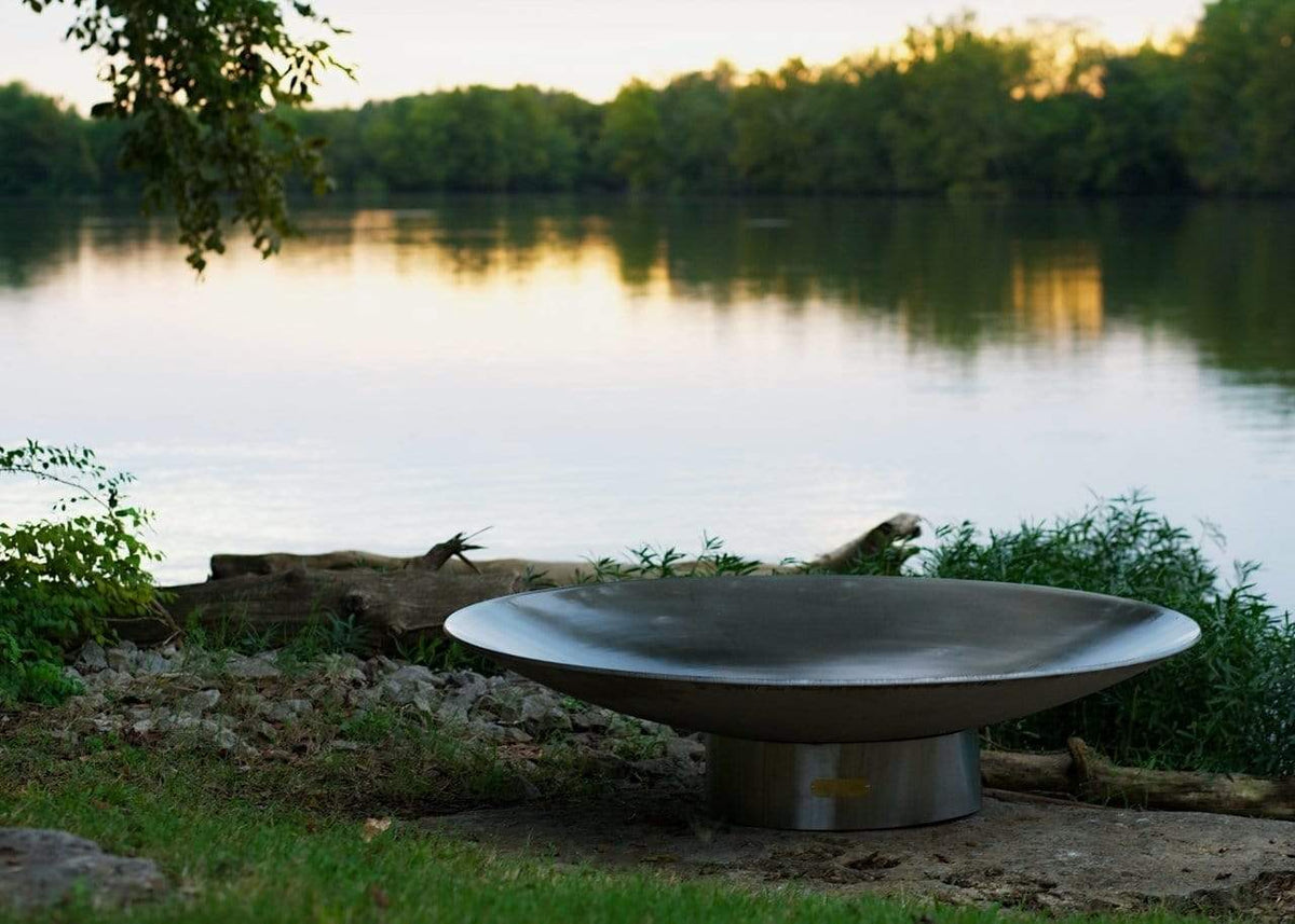 Fire Pit Art Fire Features Fire Pit Art Bella Vita 34&quot; Fire Pit / Stainless Steel / Wood or Gas / Bella Vita