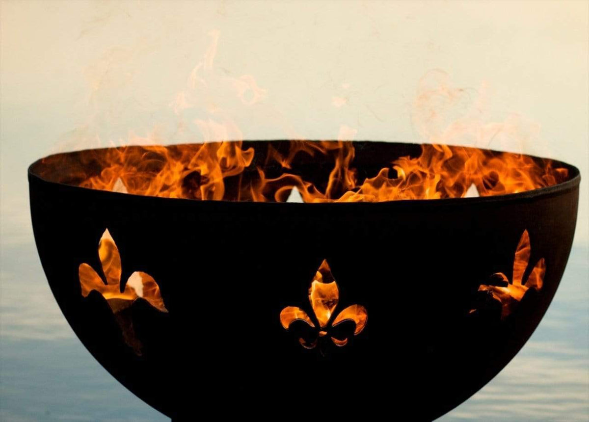 Fire Pit Art Fire Features Fire Pit Art Fleur de Lis Fire Pit - Fleur de Lis