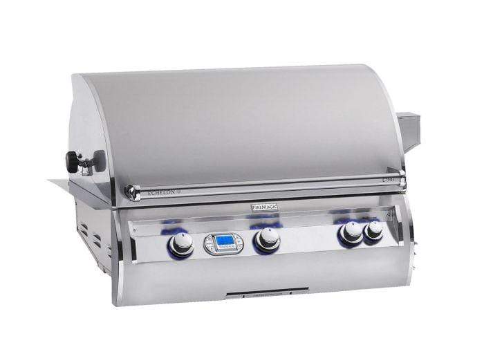 Firemagic Grills Natural Gas Fire Magic Echelon Diamond E790i Built-In Gas BBQ Grill With Rotisserie &amp; Digital Thermometer - E790i-8E1