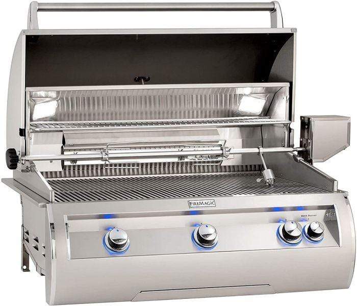 Firemagic Grills Fire Magic Echelon Diamond E790i Series  Built-In Gas Grill With Rotisserie &amp; Analog Thermometer - E790i-8EA
