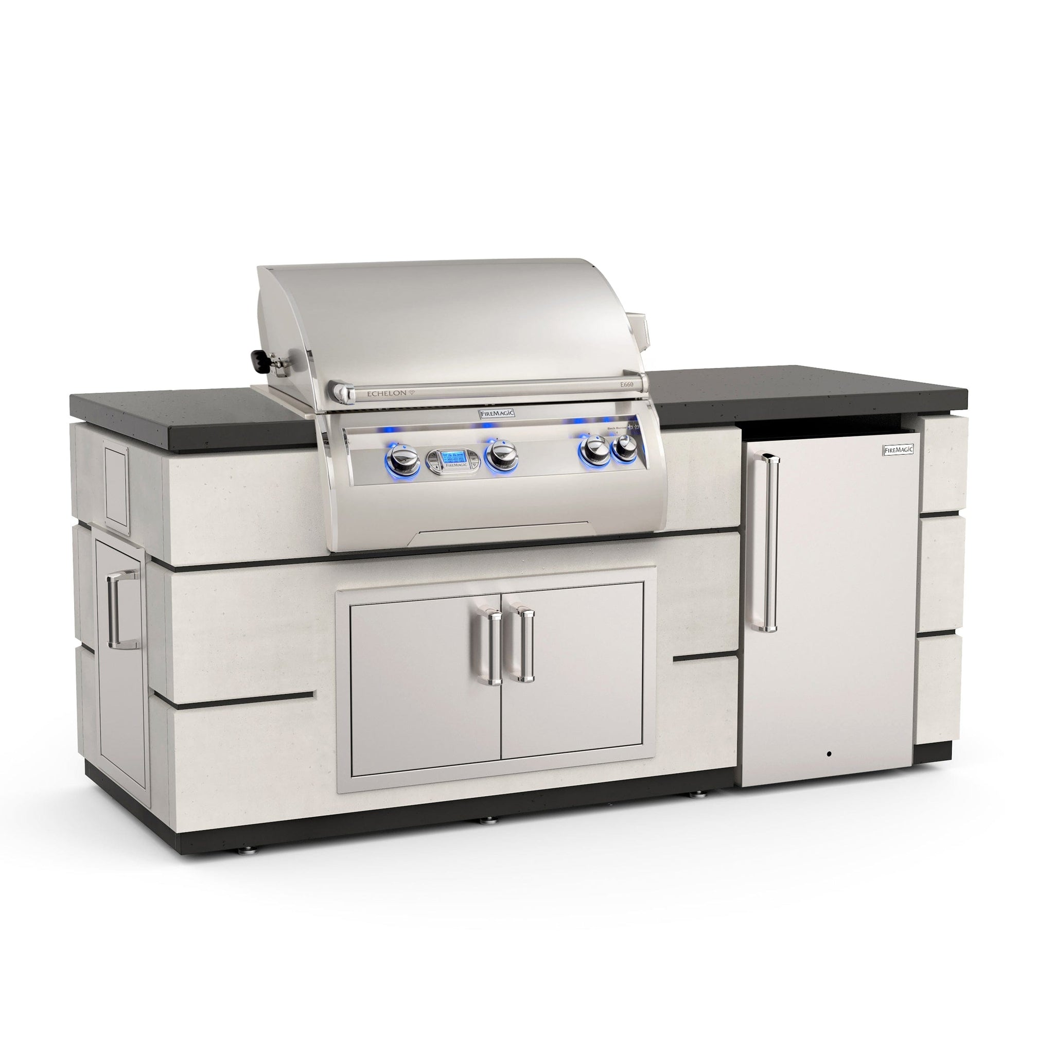 Fire Magic Contemporary Island With Grill | OutdoorKitchenPro