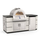 Firemagic Islands White Aspen Fire Magic Contemporary Pre-Fab Pizza Oven Island