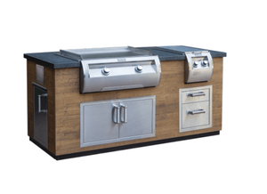 Firemagic Islands Reclaimed Wood Island 77″ French Barrel Oak