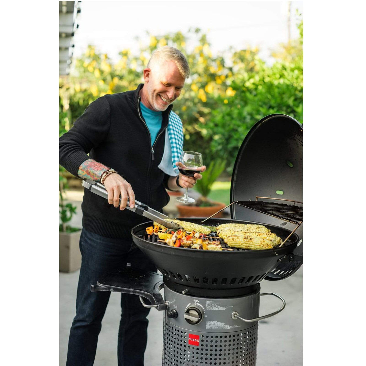 Fuego Living Freestanding Gas Grill Fuego Professional 24” Grill / F24C