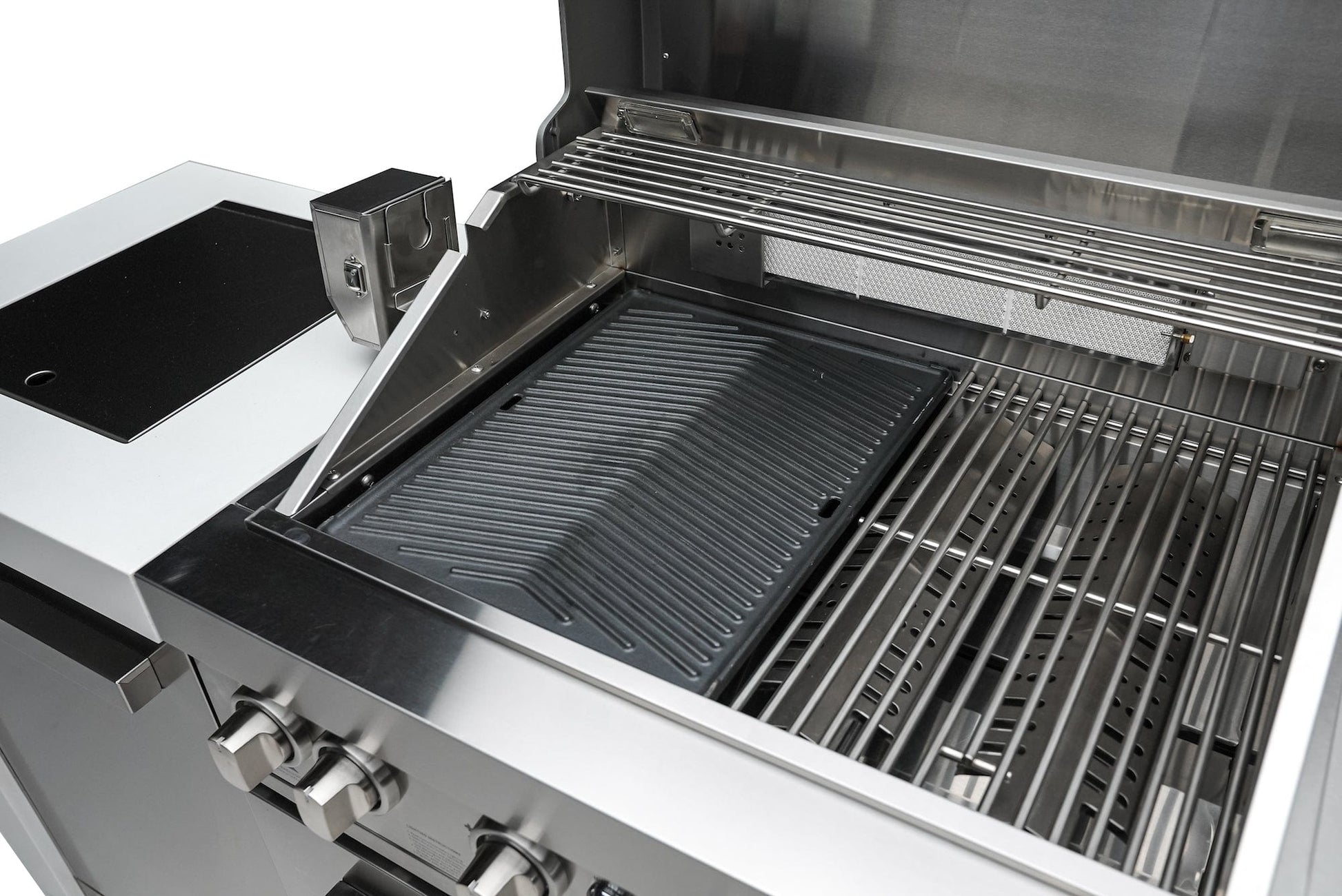 Mont Alpi Accessories Mont Alpi Cast Iron Griddle Plate / Heavy Duty, Dual Sided, Universal / Perfect for Vegetables, Seafood / MAGR