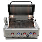 Mont Alpi Grills Mont Alpi 400 Built-In Gas Grill / 4-Burner Grill, Infrared Back Burner, Stainless Steel, Rotisserie Kit / MABi400