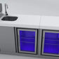 Mont Alpi Islands Mont Alpi 400 Deluxe Island with Beverage Center + Fridge Cabinet / 4-Burner Grill, 2 Infrared Burners, Sink, 2 Fridges, Stainless Steel / MAi400-DBEVFC
