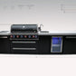 Mont Alpi Islands Mont Alpi 805 Black Stainless Steel Island with Beverage Center / 6-Burner Grill, 2 Infrared Burners, Sink, Fridge / MAi805-BSSBEV