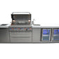 Mont Alpi Islands Mont Alpi 805 Deluxe Island with Beverage Center + Fridge Cabinet / 6-Burner Grill, 2 Infrared Burners, Sink, 2 Fridges / MAi805-DBEVFC