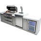 Mont Alpi Islands Mont Alpi 805 Deluxe Island with Fridge Cabinet + Kegerator / 6-Burner Grill, 2 Infrared Burners, Fridge, Waterfall Sides, Stainless Steel / MAi805-DKEGFC