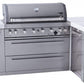 Mont Alpi Islands Mont Alpi 805 Island with 90 Degree Corner / 6-Burner Grill, 2 Infrared Burners, Stainless Steel / MAi805-90C