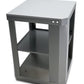 Mont Alpi Islands Mont Alpi 90 Degree Corner Module / Island Extension, Stainless Steel, White Composite Granite Counter / MA90C