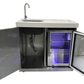 Mont Alpi Kitchen Mont Alpi Beverage Center / Sink, Fridge, Stainless Steel, White Composite Granite Counter / MASF-SS