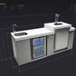 Mont Alpi Kitchen Mont Alpi Beverage Center with Kegerator / Kegerator, Sink, Fridge, 3 taps / MA-BEVKEG