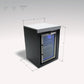 Mont Alpi Refrigeration + Cooling Mont Alpi Black Stainless Steel Single Fridge Module / Outdoor Rated, Lockable, Blue LED Lights / MASFM-BSS