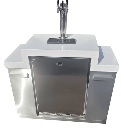 Mont Alpi Refrigeration + Cooling Mont Alpi Outdoor Keg-Center / Kegerator, Beer Cooler, 3 taps / MA-KEG