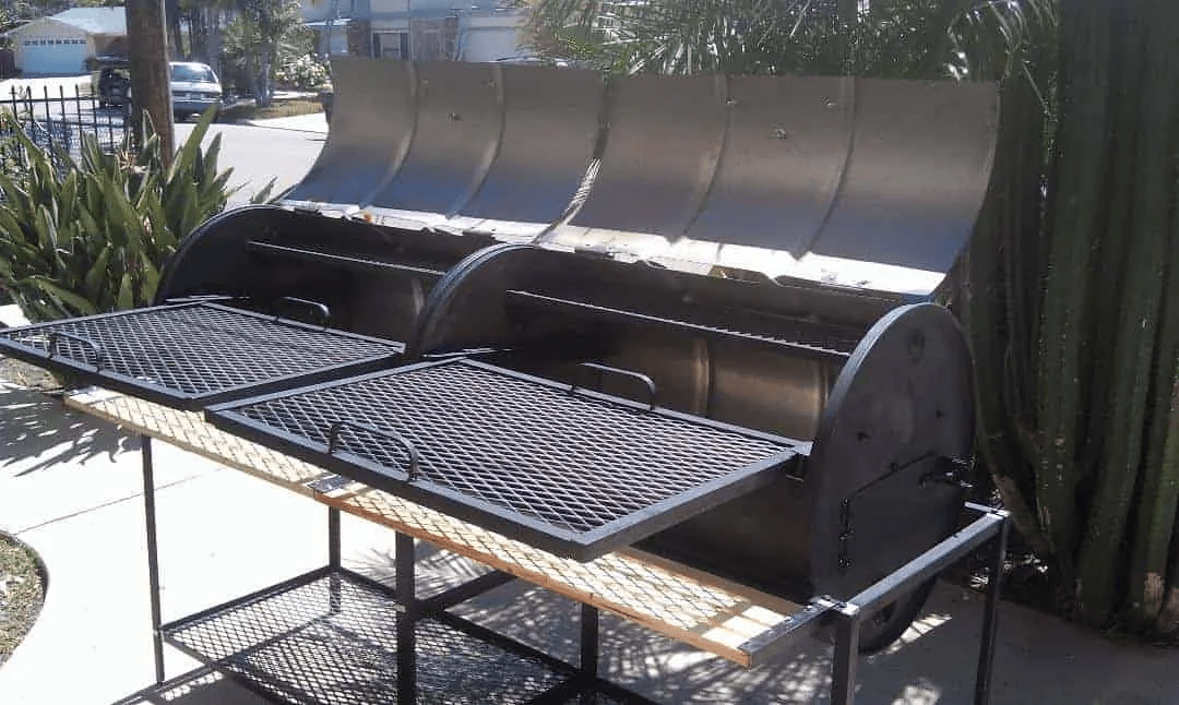 Moss Grills Grill Moss Grills Double Barrel Basic Custom BBQ Grill - 204