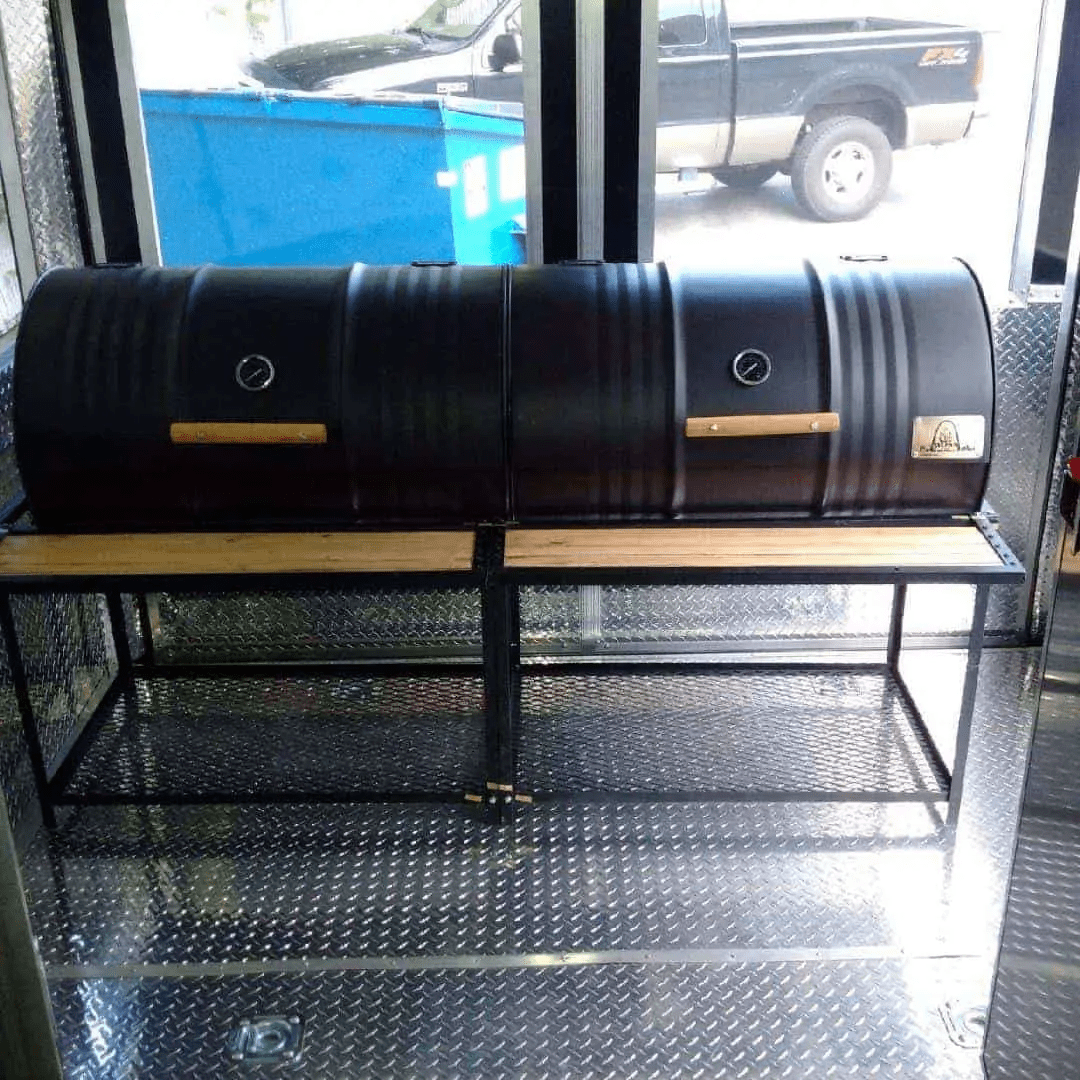 Moss Grills Grill Moss Grills Double Barrel Basic Custom BBQ Grill - 204