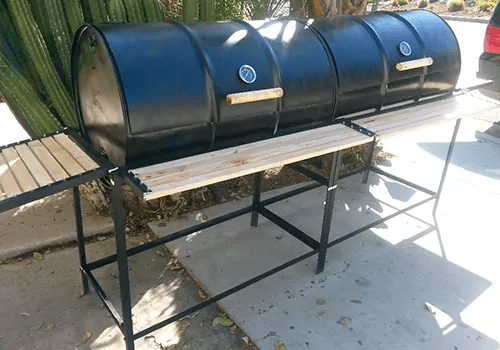 Moss Grills Grill Moss Grills Double Barrel Basic Custom BBQ Grill - 204