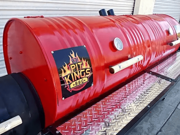 Moss Grills Grill Moss Grills Double Barrel Custom BBQ Grill with Double Firebox - 202