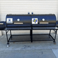 Moss Grills Grill Black Moss Grills Double Barrel Custom BBQ Grill with Double Firebox - 202