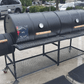 Moss Grills Grill Moss Grills Double Barrel Custom BBQ Grill with Single Smoke Box - 203