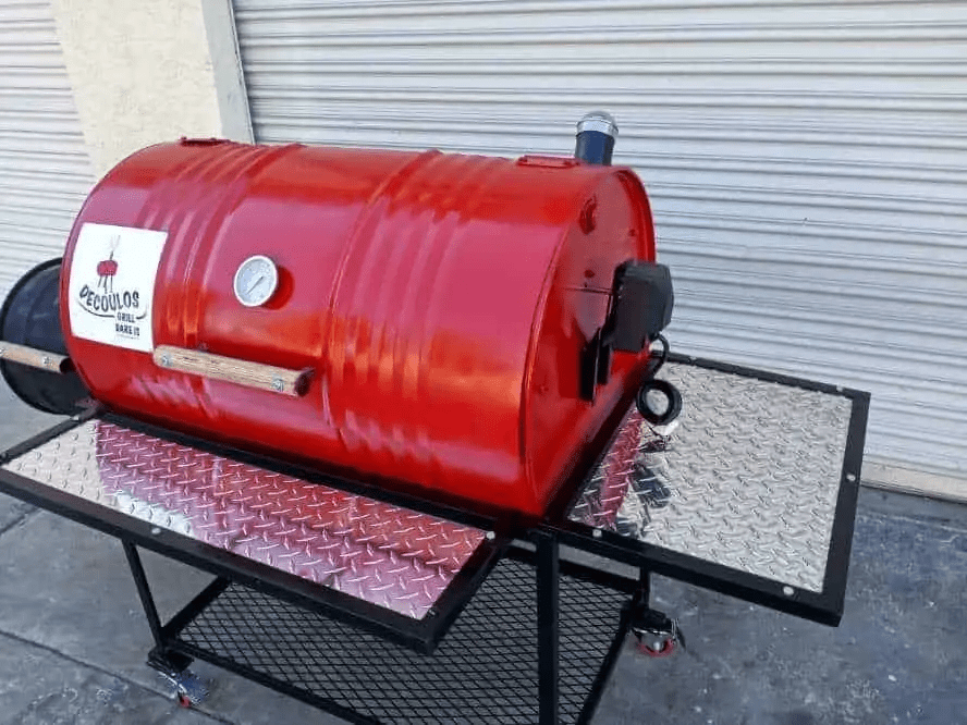 Moss Grills Grill Moss Grills Red Hot Barbecue Smoker with Offset Firebox Grill - 101-1