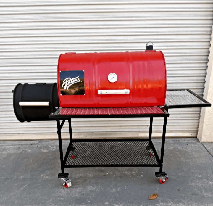 Moss Grills Ranch Style Barbecue Grill / Smoker, Rotisserie, Flat