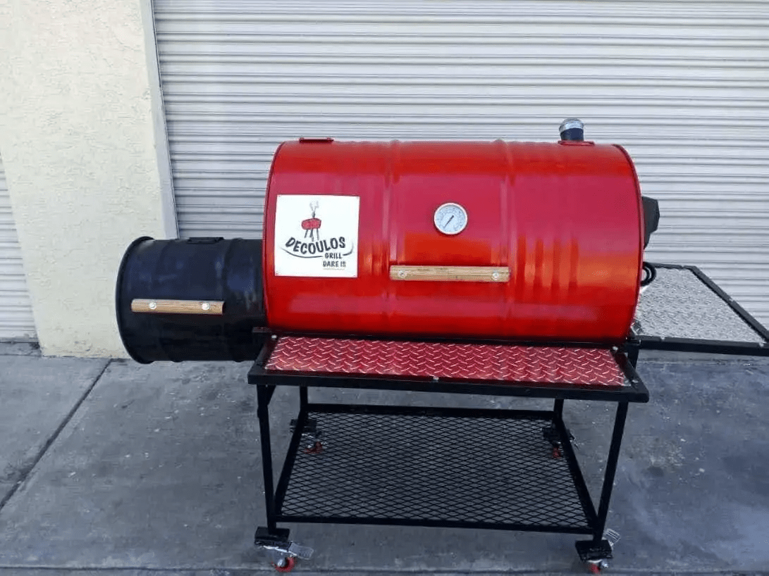 Moss Grills Grill Moss Grills Red Hot Barbecue Smoker with Offset Firebox Grill - 101-1