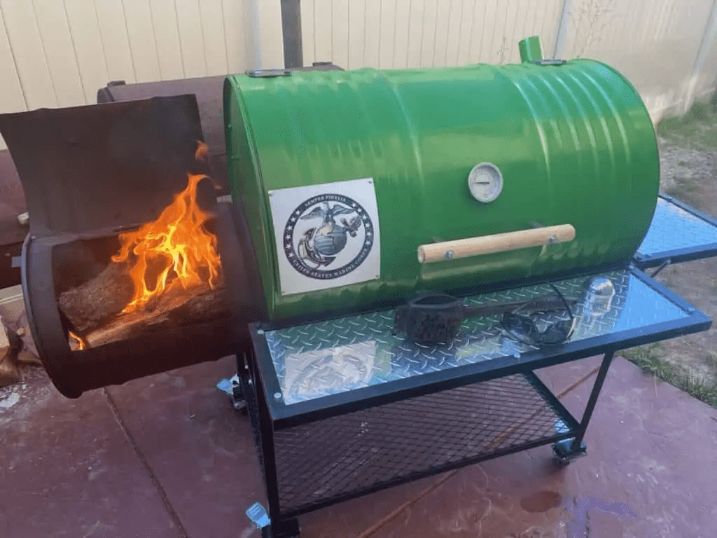 Moss Grills Grill Moss Grills Red Hot Barbecue Smoker with Offset Firebox Grill - 101-1