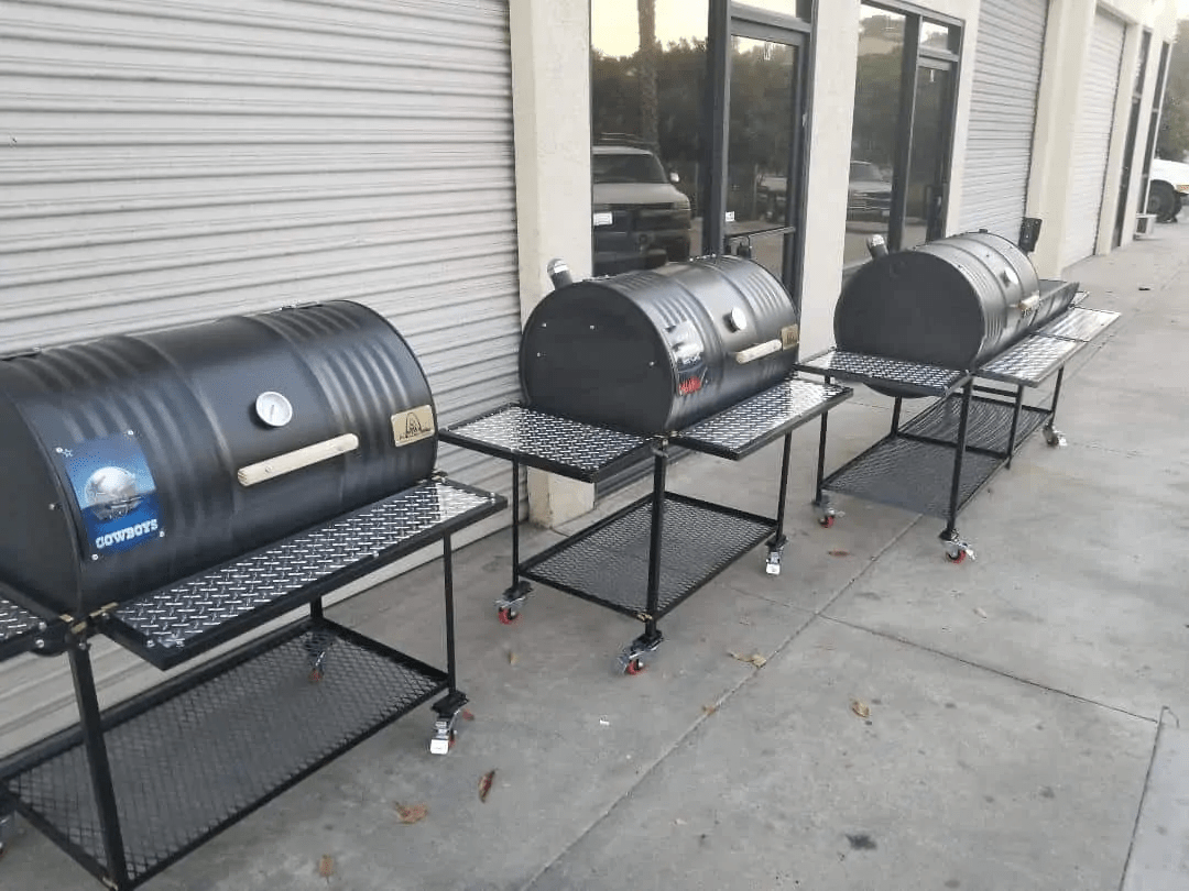 Moss Grills Grill Moss Grills Single Barbecue Barrel Deluxe Grill - 107